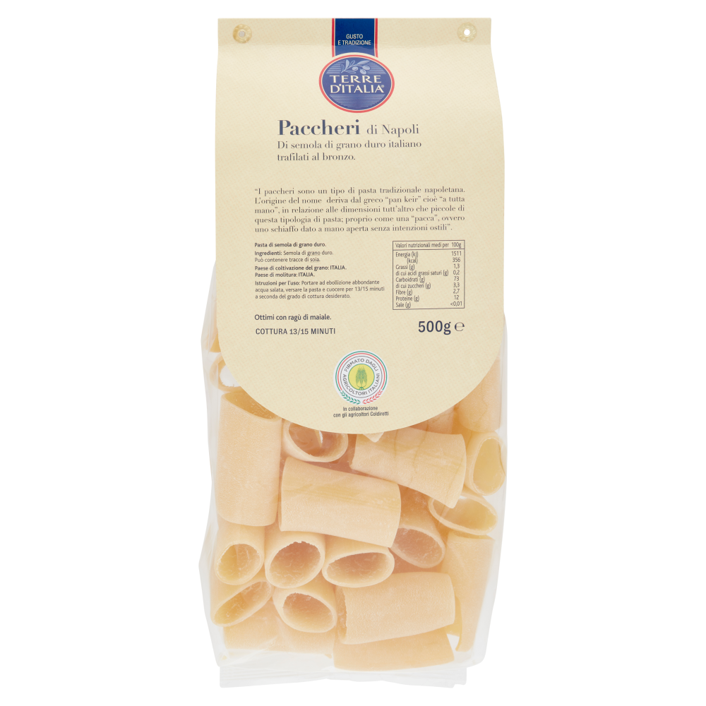 Terre d'Italia Paccheri di Napoli 500 g