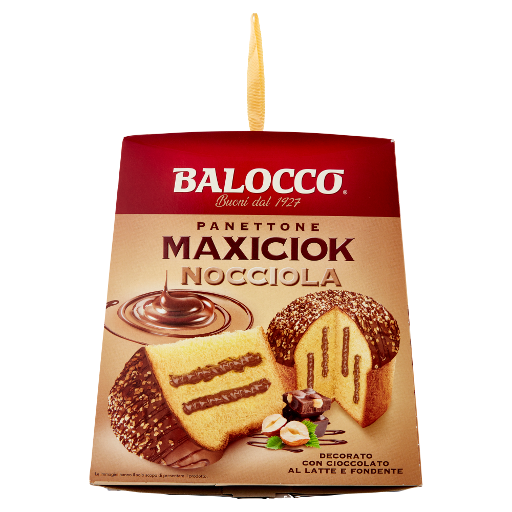 Balocco Panettone Maxiciok Nocciola 800 g