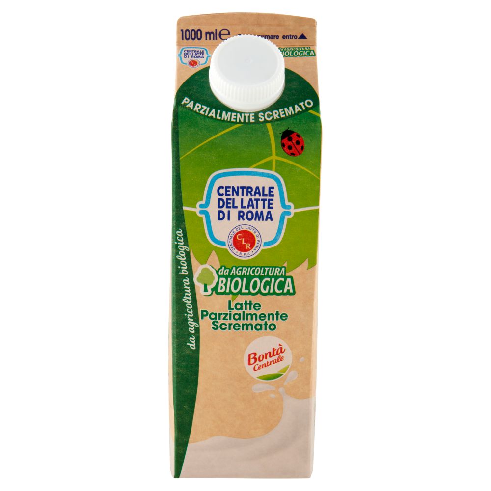 Centrale del Latte di Roma Parzialmente Scremato da Agricoltura Biologica 1000 ml