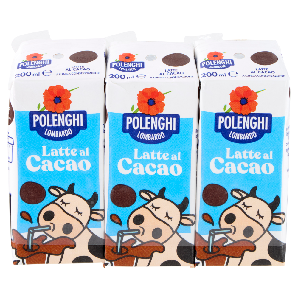 Polenghi Lombardo Latte al Cacao 3 x 200 ml