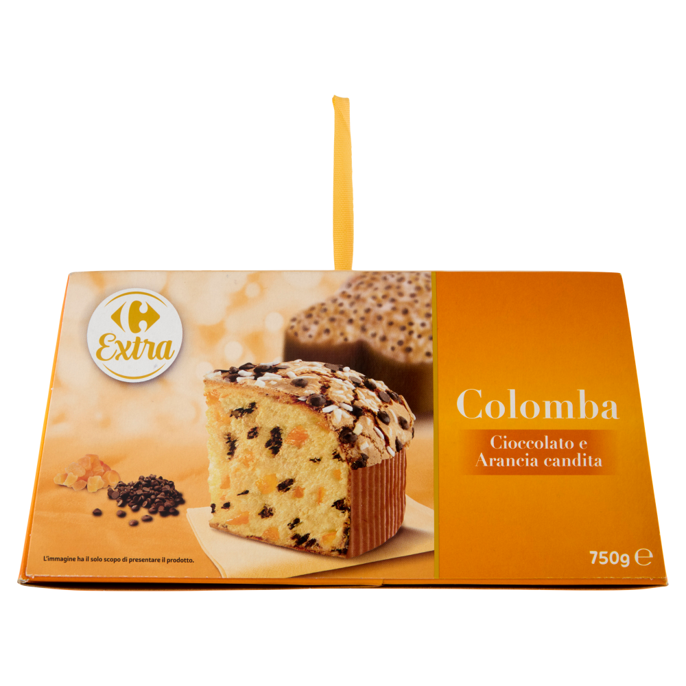Carrefour Extra Colomba Cioccolato e Arancia Candita 750 g
