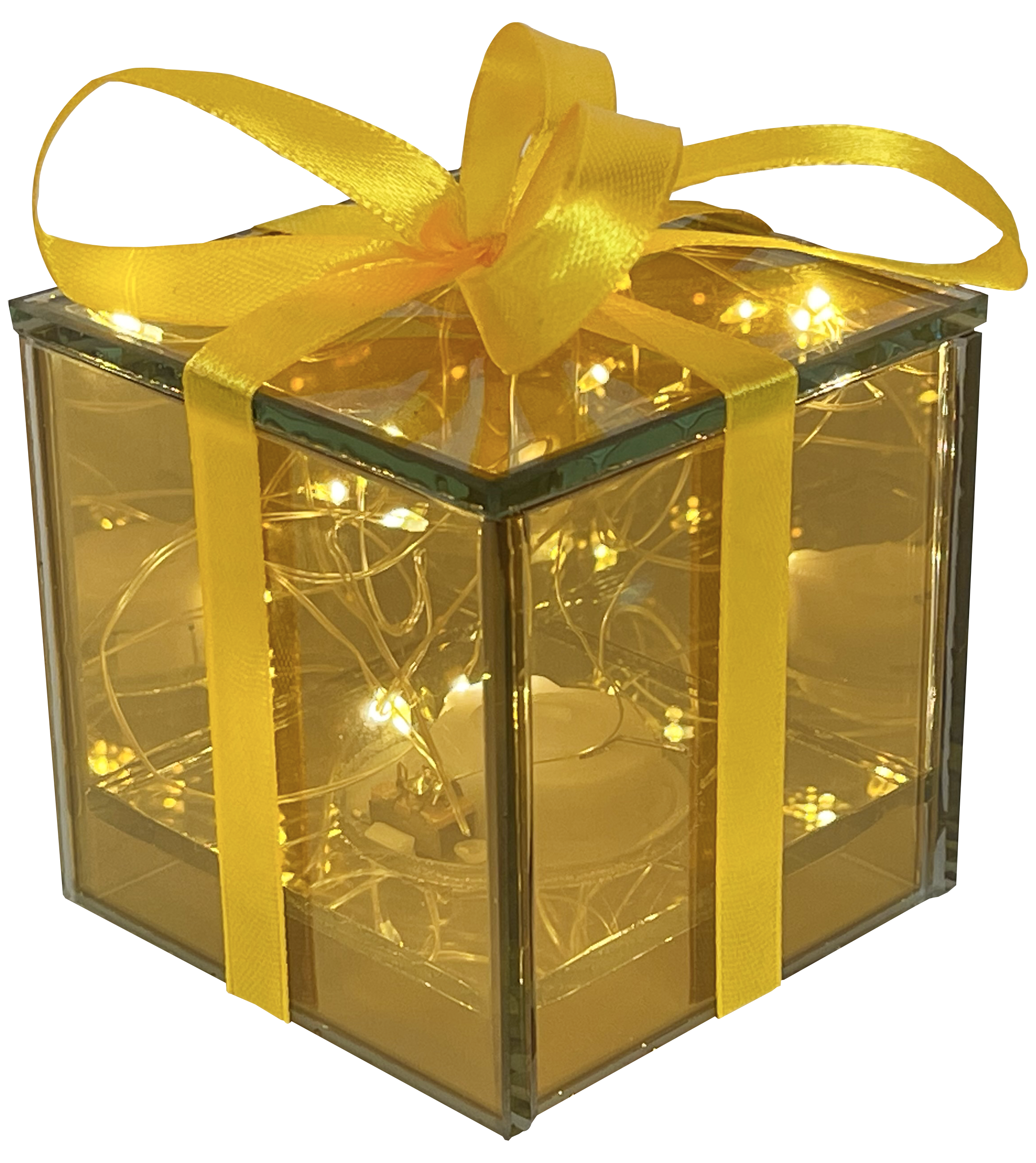 Giocoplast Pacco Regalo Gold 7 cm LED