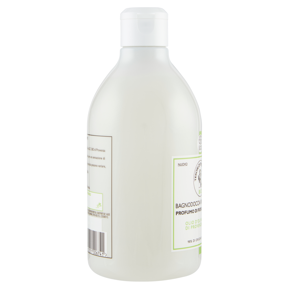 Tesori di Provenza Bagnodoccia con Olio d'Oliva Biologico, Ricco in Polifenoli Antiossidanti, 500 ml
