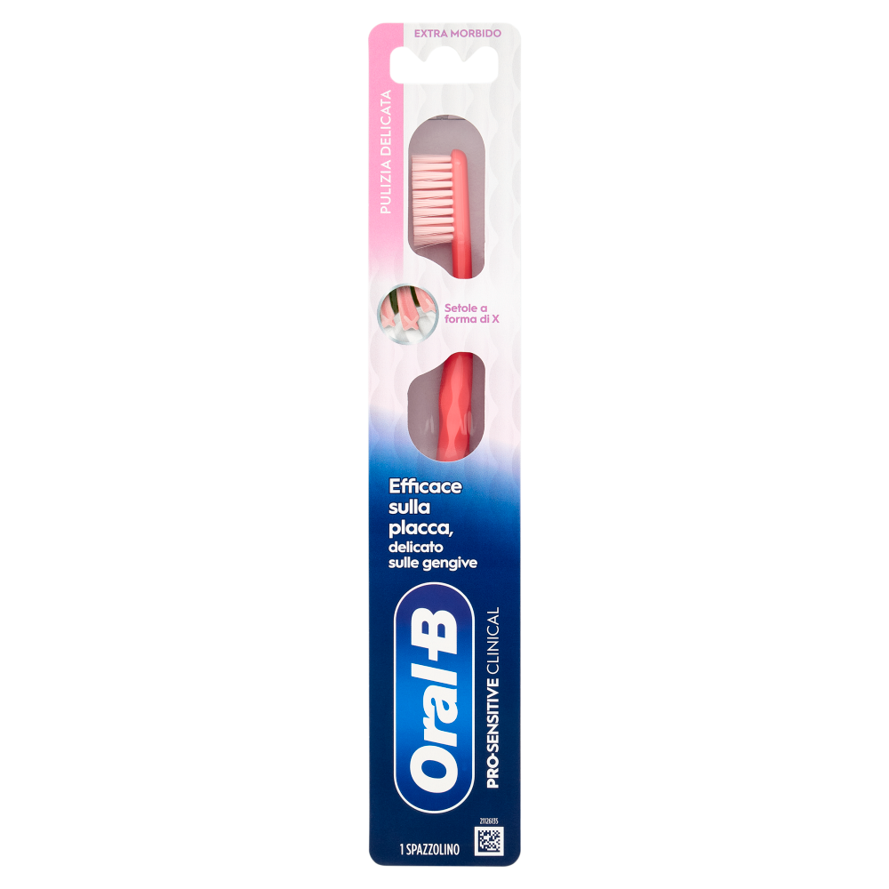 Oral-B Spazzolino Manuale Pro-Sensitive Clinical Pulizia Delicata Extra Morbido 1 pz