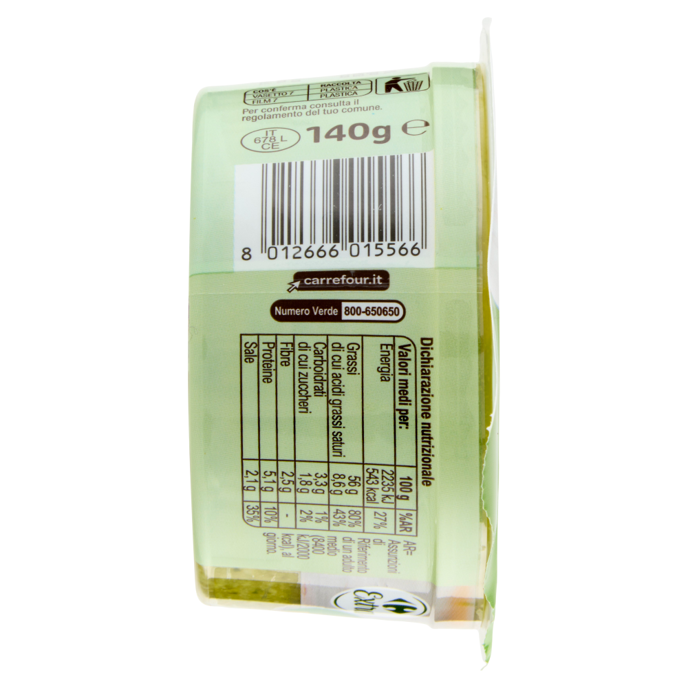 Carrefour Extra Pesto con Basilico Genovese DOP 140 g