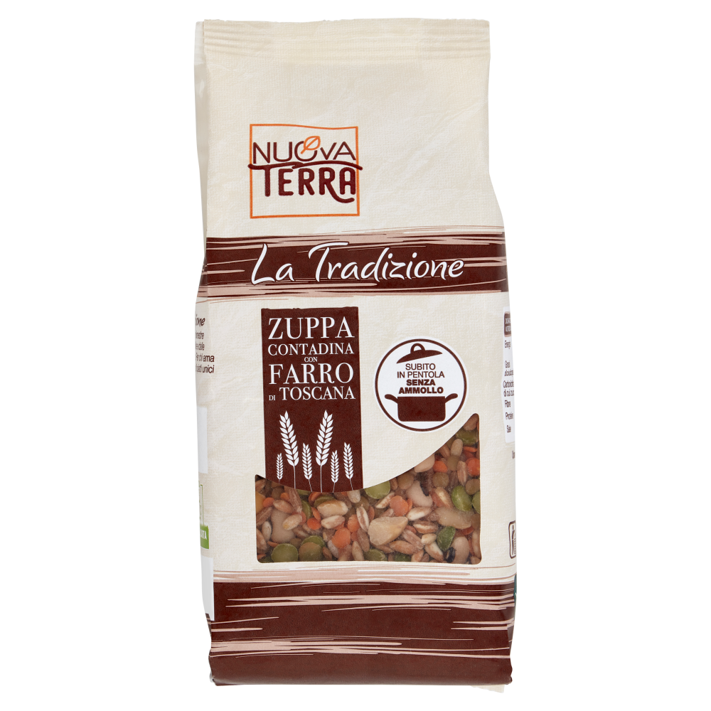 Nuova Terra La Tradizione Zuppa Contadina con Farro di Toscana 250 g