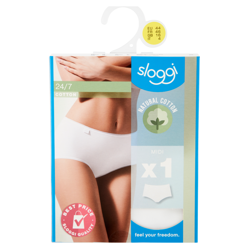 sloggi 24/7 Cotton Midi tg. 4 White 1 pz