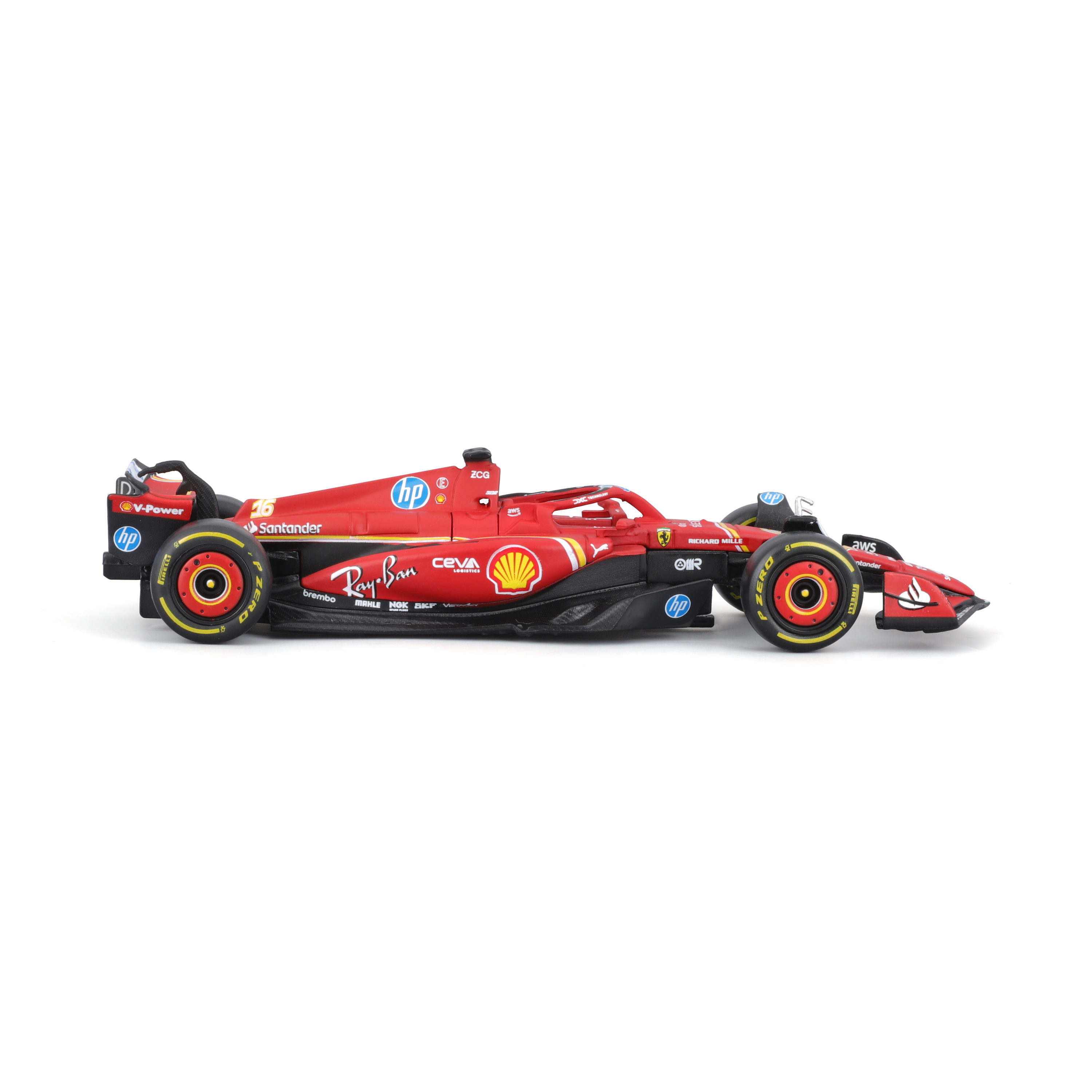 BBURAGO Auto F1 Ferrari SF-24 #16 Leclerc WB 1:43