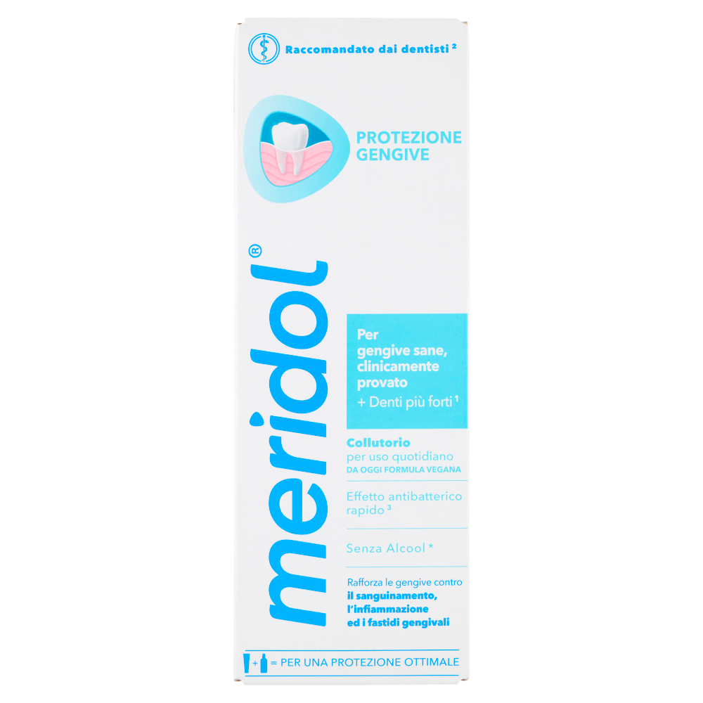 meridol collutorio Protezione Gengive con effetto antibatterico rapido 400 ml