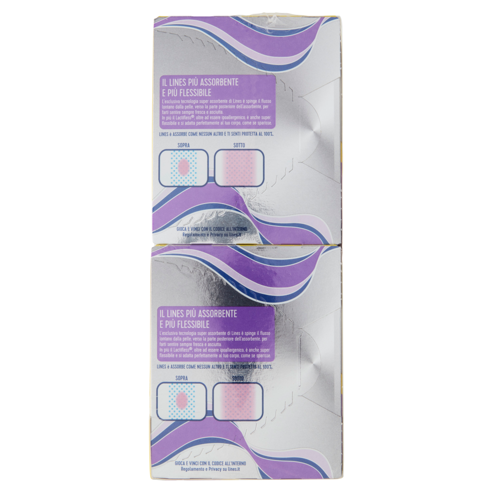 Lines è Assorbenti lungo con ali 36+8 pz