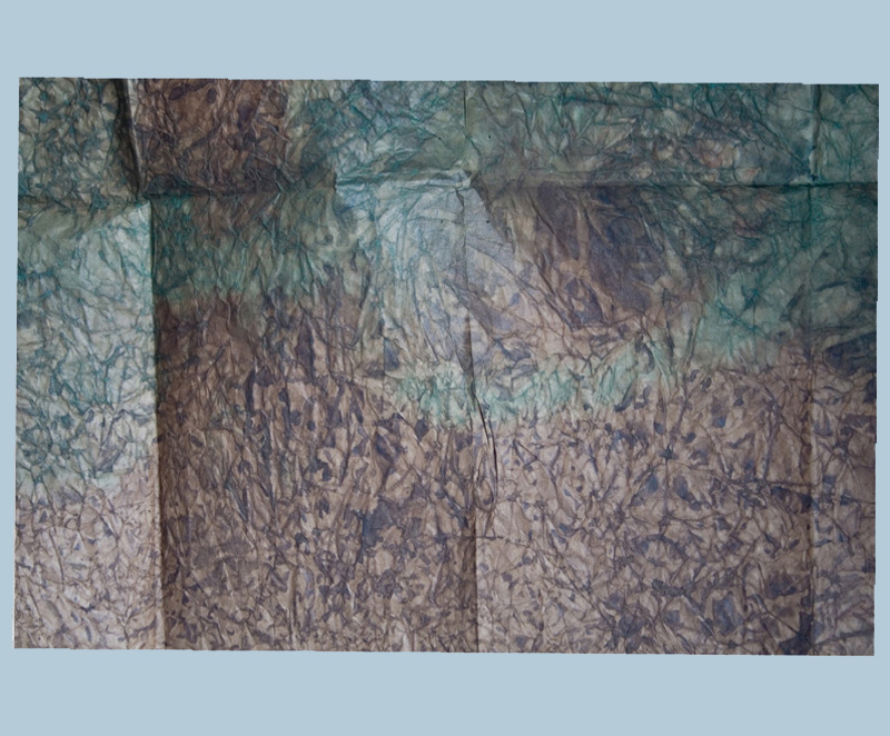 Carrefour Carta Roccia Dipinta A Mano cm.70X100