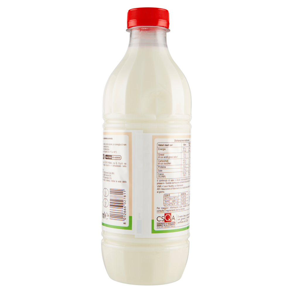 Carrefour Original Latte Fresco parzialmente scremato 1000 ml