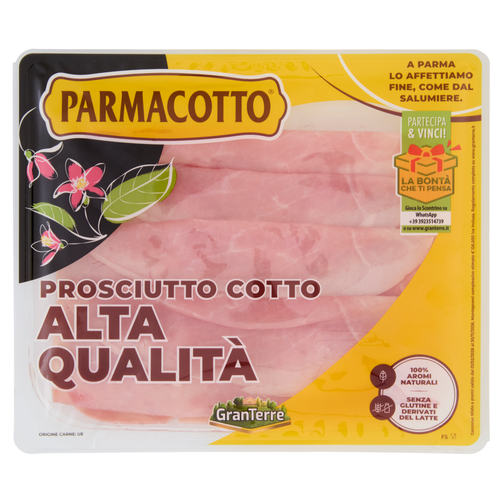 Parmacotto Prosciutto Cotto Alta Qualit&agrave; 100 g