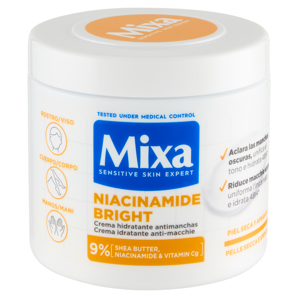 Mixa Niacinamide Bright Crema idratante anti-macchie 400 ml