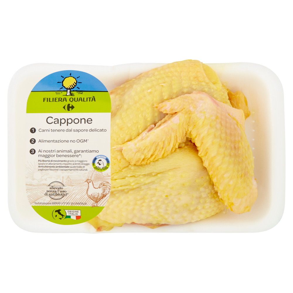 Carrefour Filiera Qualit&agrave; Cappone in Quarti