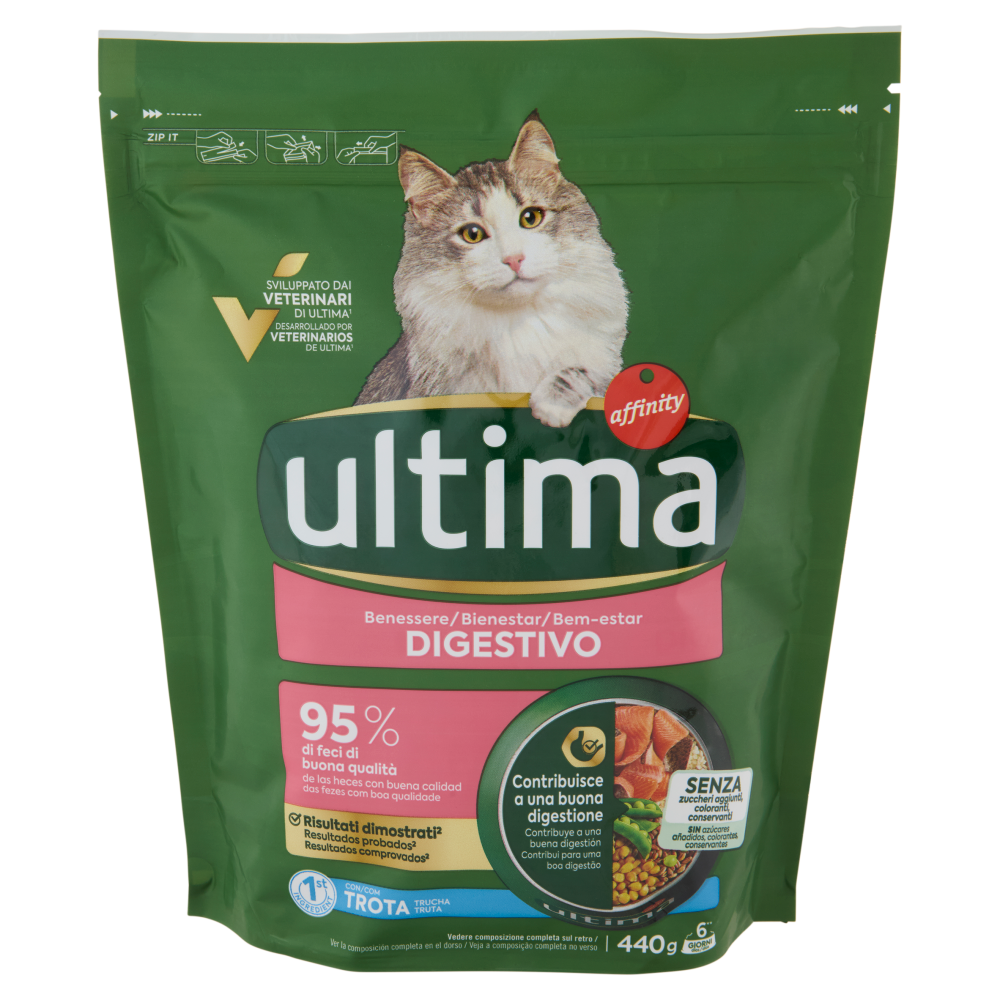 ultima Cat Benessere Digestivo con Trota 440 g