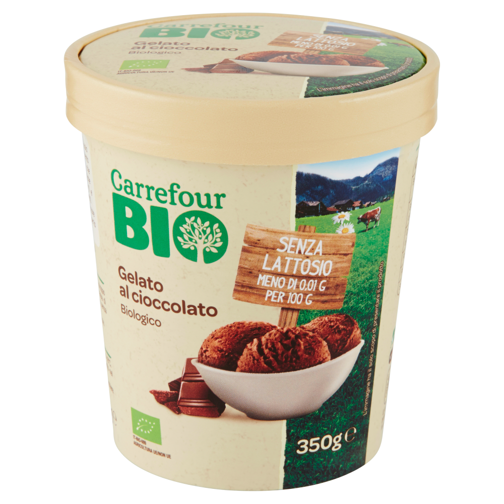 Carrefour Bio Gelato al cioccolato Biologico 350 g