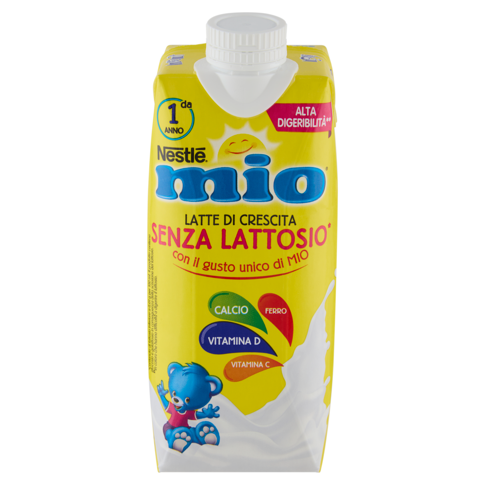 NESTLÉ MIO Latte di Crescita Senza Lattosio Liquido Brick 500ml