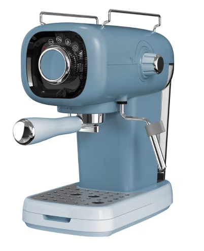 Tognana Porcellane Macchina da Caffè Espresso Retrò 1100W – Per Caffè Macinato e Cialde ESE, Funzione Cappuccino, Serbatoio 0,7L