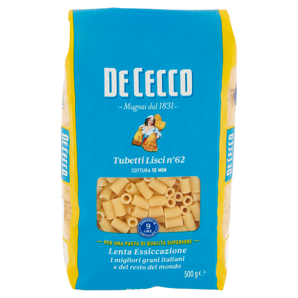 De Cecco Tubetti Lisci n&deg;62 500 g