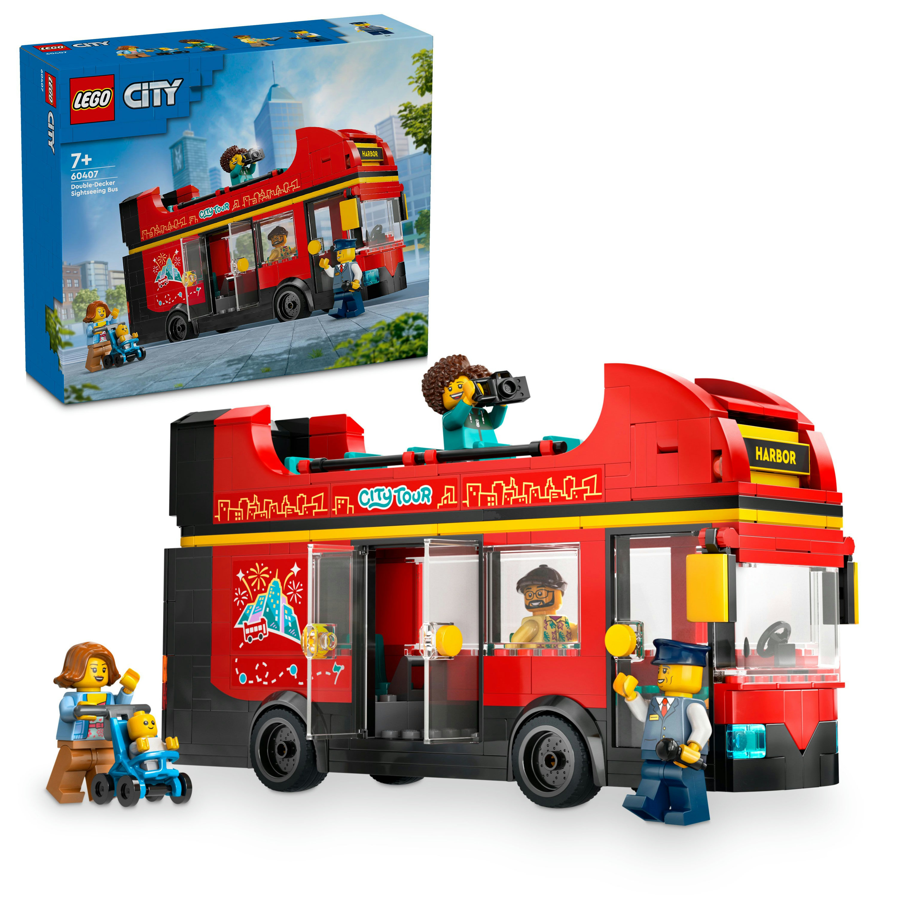 LEGO City Autobus turistico rosso a due piani