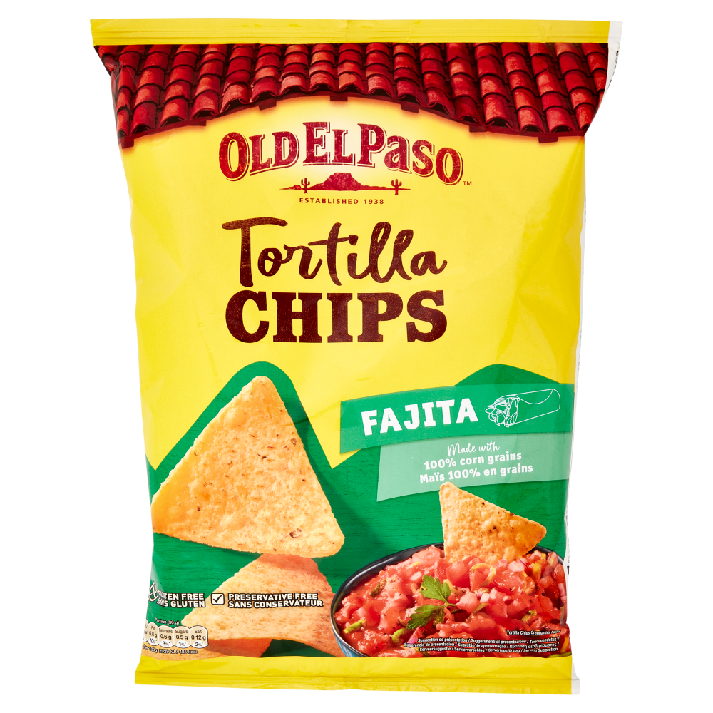 Old El Paso Tortilla Chips Fajita 185 g