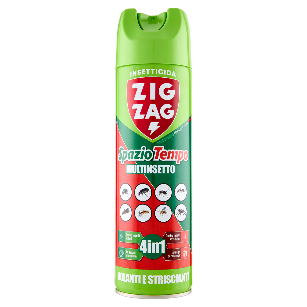 Zig Zag Insetticida Spazio Tempo Multinsetto Volanti e Striscianti 500 ml