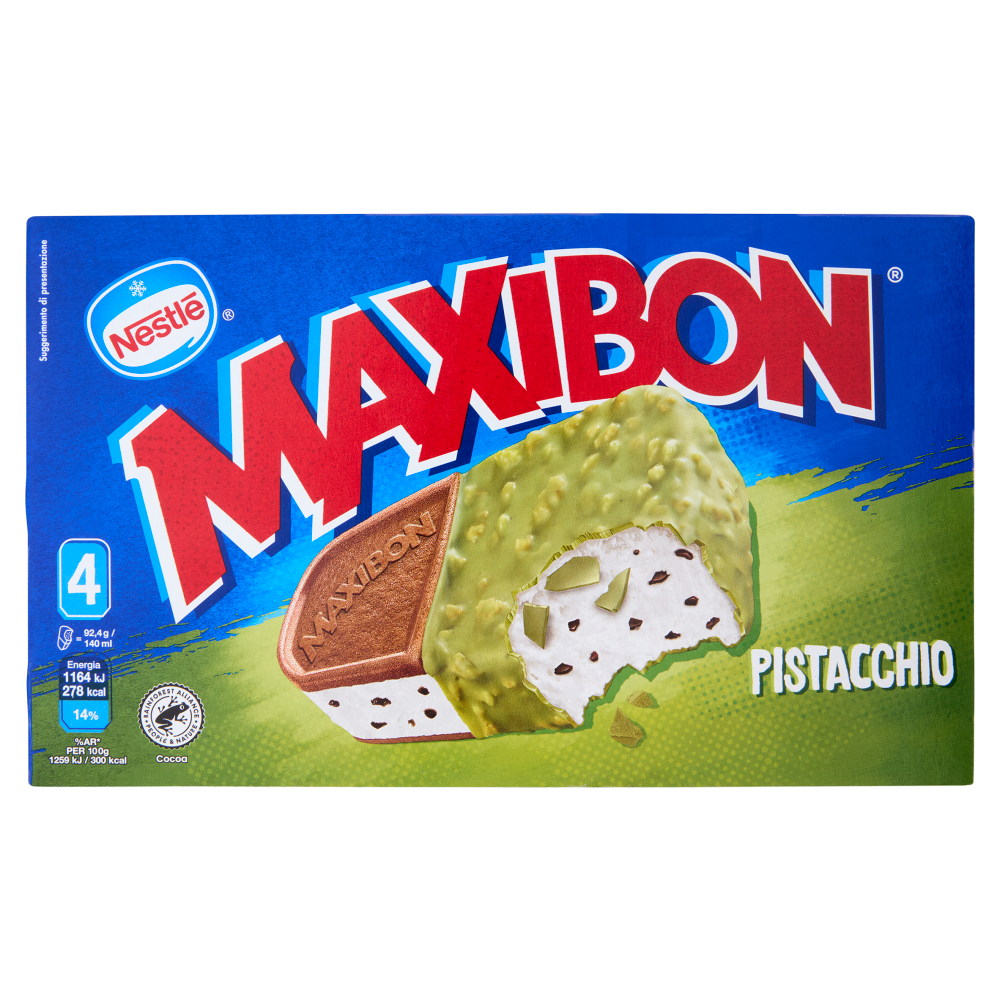 NESTL&Eacute; Maxibon Pistacchio 4x92,4g