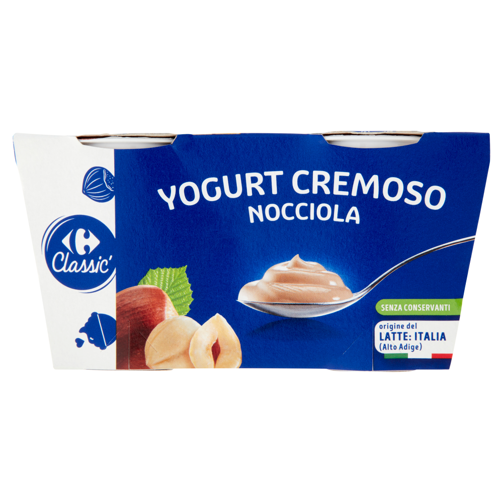 Carrefour Classic Yogurt Cremoso Nocciola 2 x 125 g