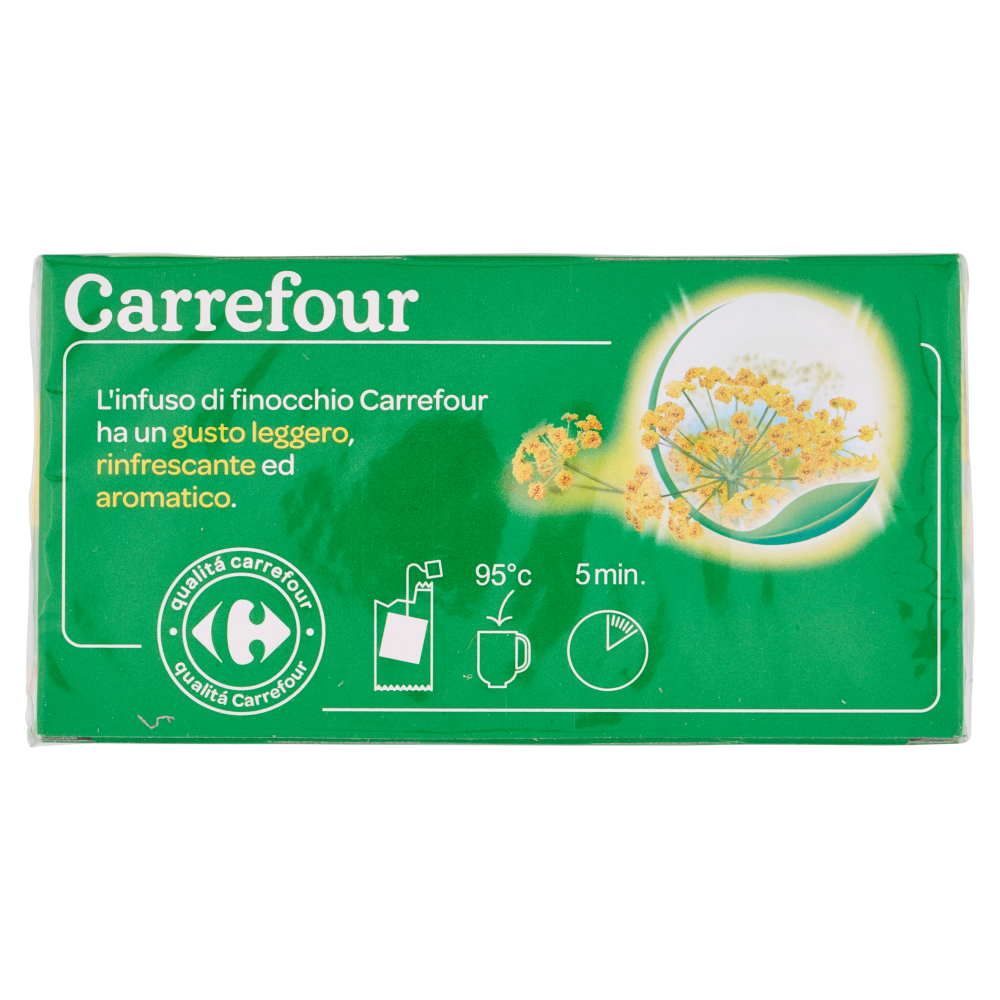 Carrefour Infuso di finocchio 20 filtri 40 g