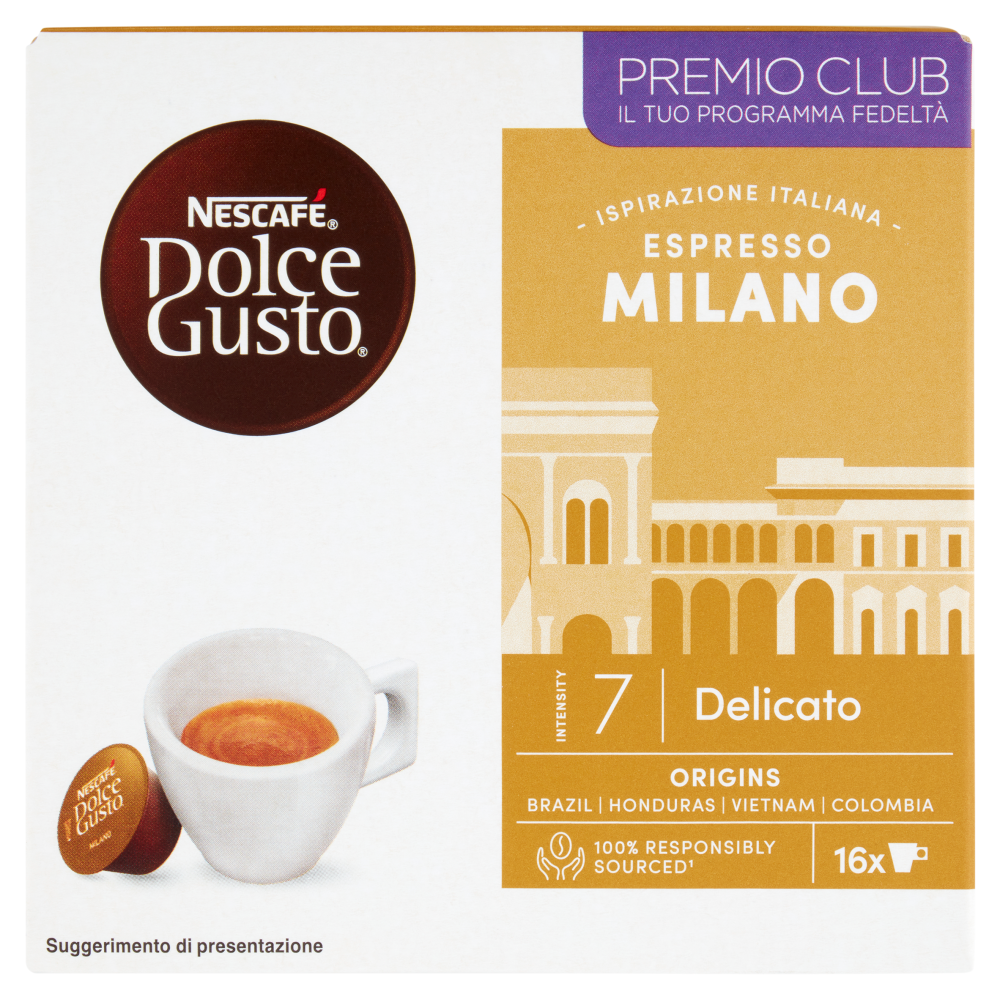 NESCAF&Eacute; DOLCE GUSTO Espresso Milano Caff&egrave; 16 Capsule 99,2 g