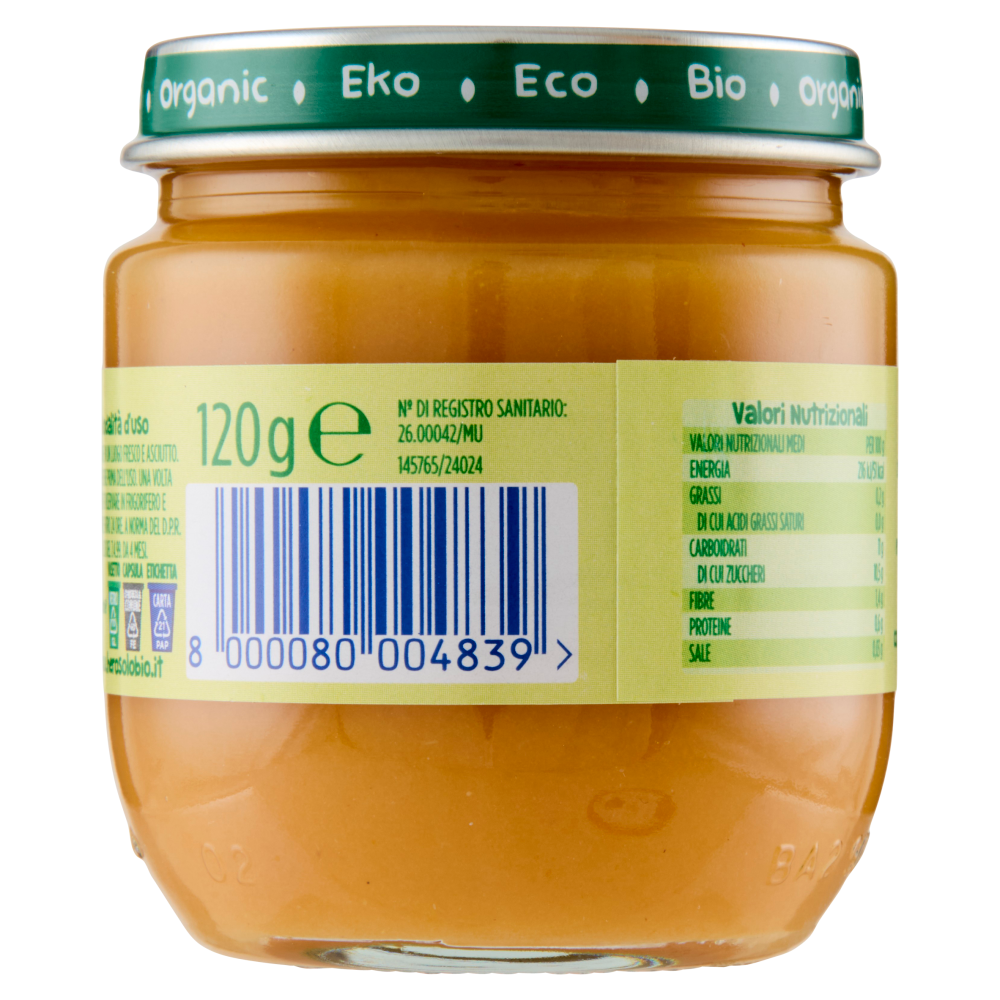 Hero Solo Bio Pera, Banana e Carota 120 g