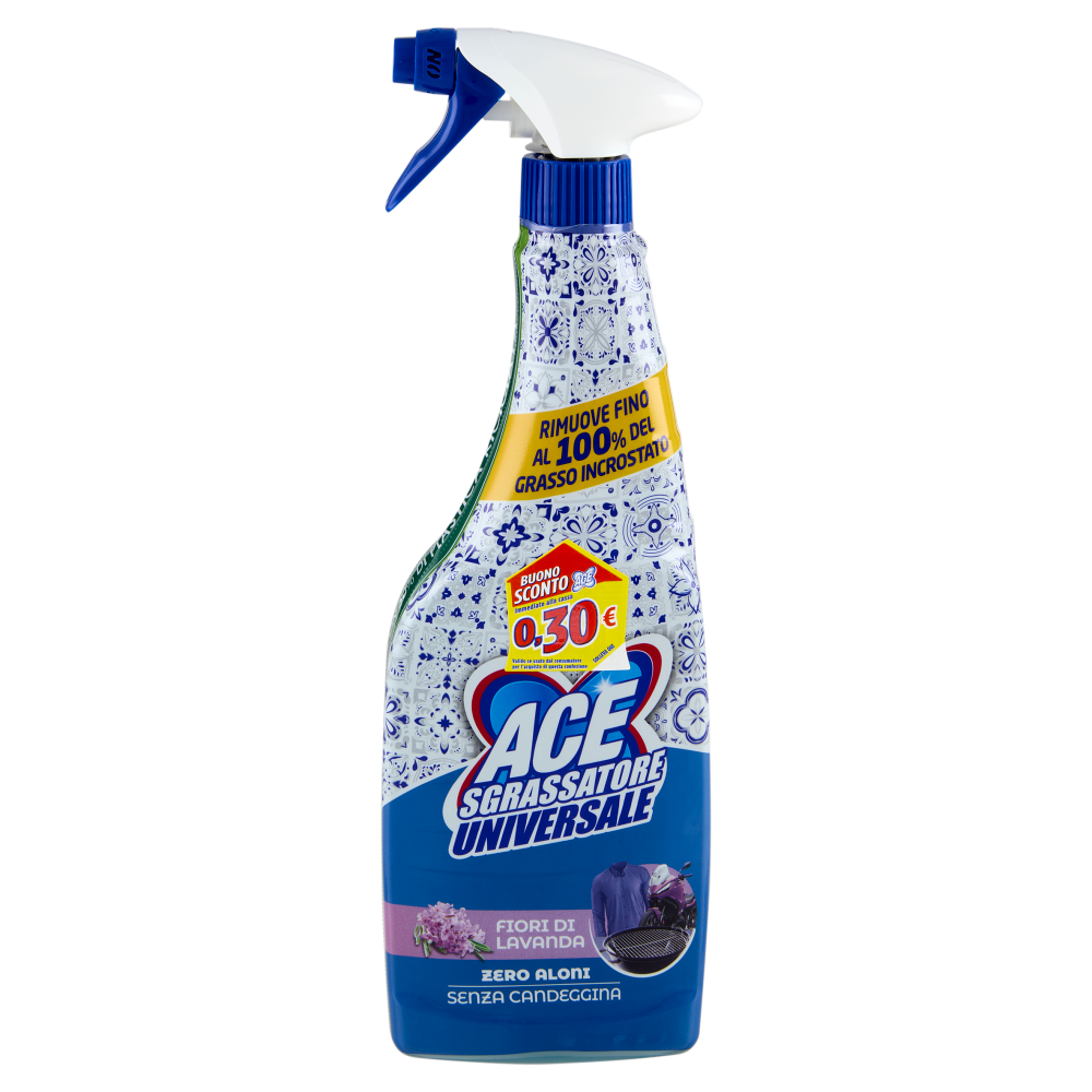 Ace Sgrassatore Universale Fiori di Lavanda Senza Candeggina 600 ml