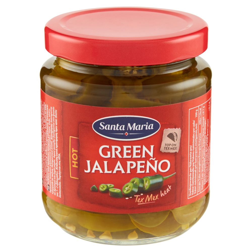 Santa Maria Green Jalapeño Hot 215 g