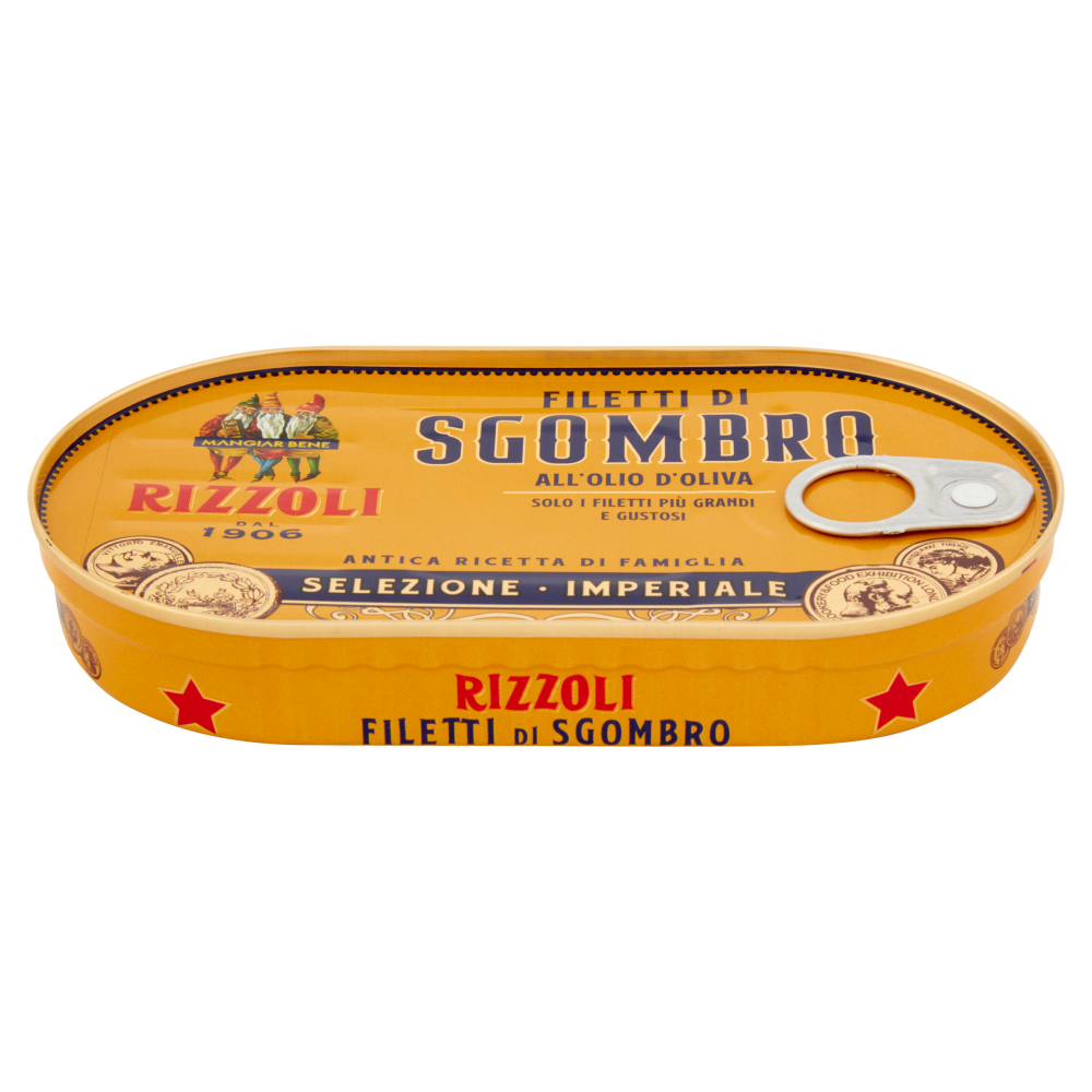 Rizzoli Filetti di Sgombro all'Olio d'Oliva Selezione Imperiale 160 g