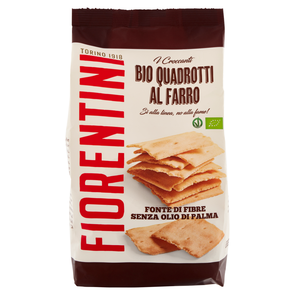 Fiorentini i Croccanti Bio Quadrotti al Farro 200 g