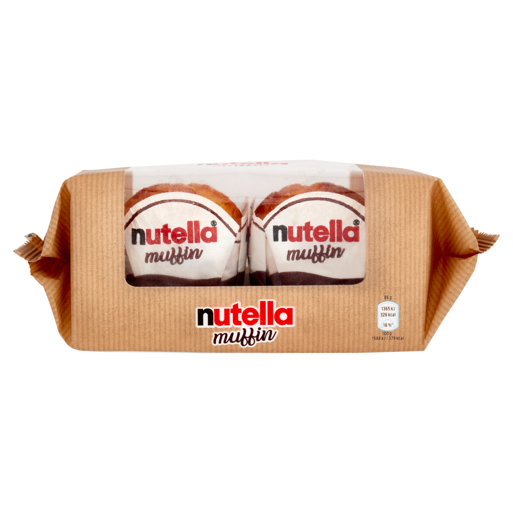 nutella muffin 2 x 86 g