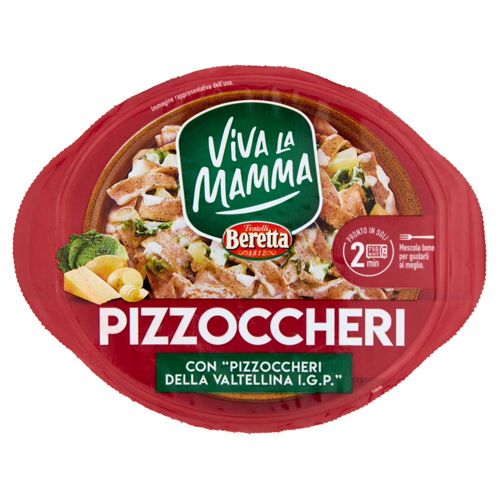 Viva la Mamma Pizzoccheri con "Pizzoccheri della Valtellina I.G.P." 250 g