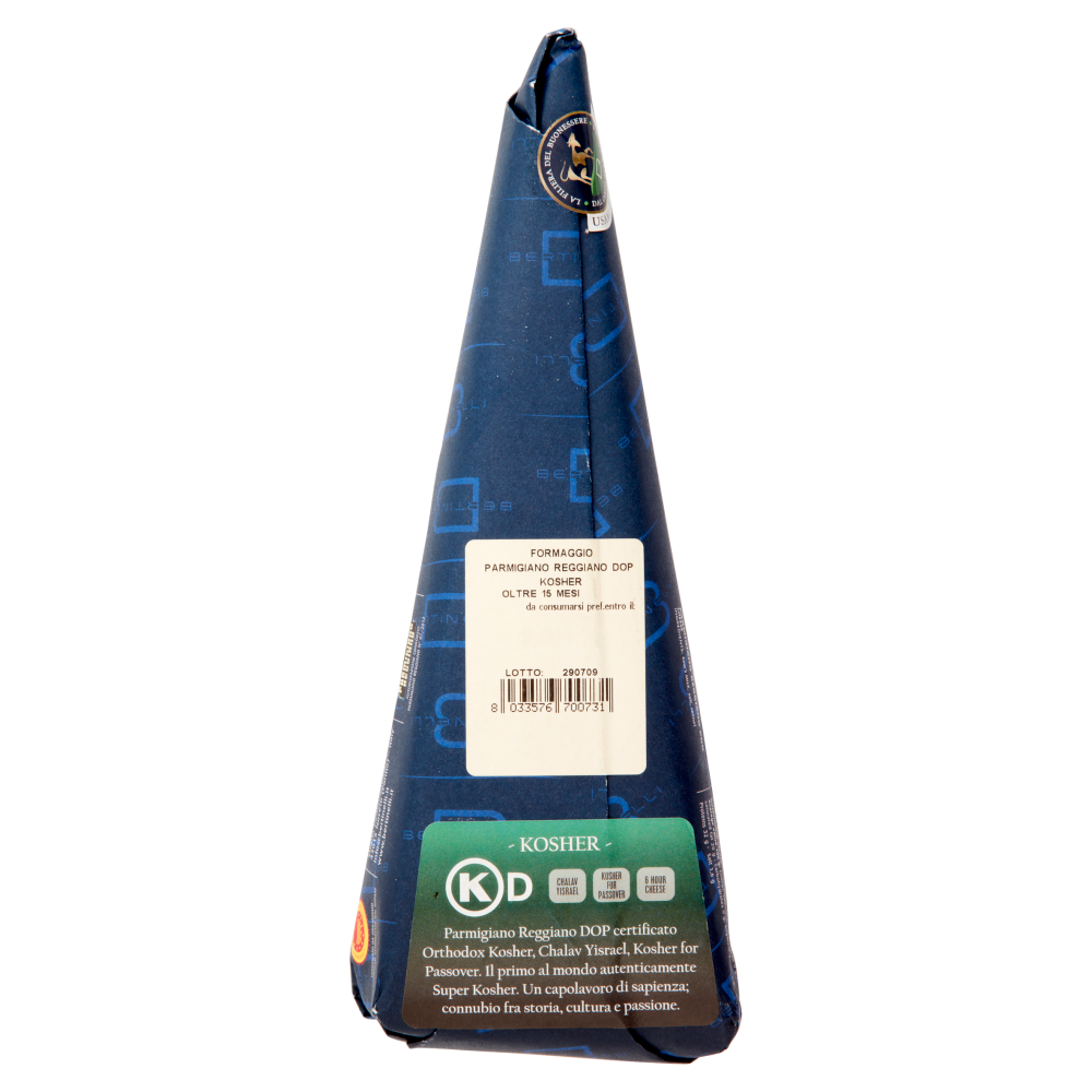 Bertinelli Parmigiano Reggiano DOP Kosher Oltre 15 Mesi 0,300 Kg