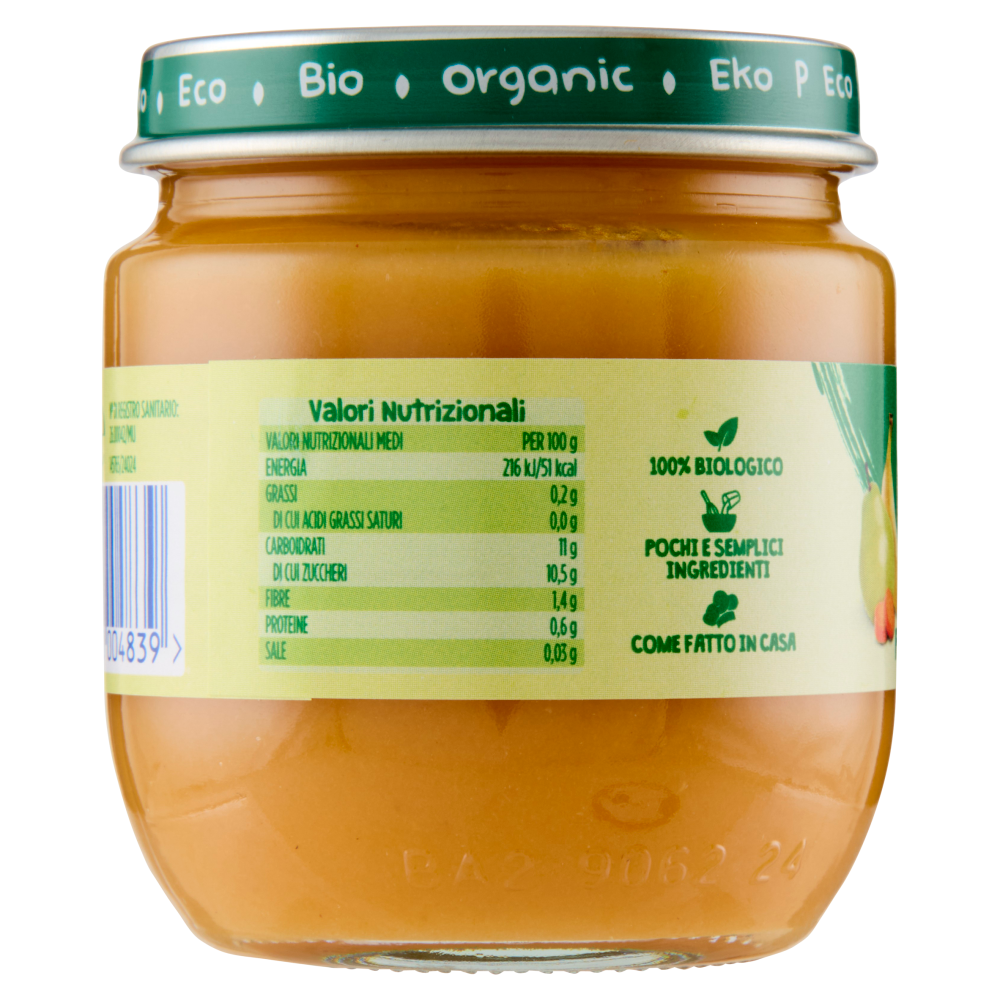 Hero Solo Bio Pera, Banana e Carota 120 g