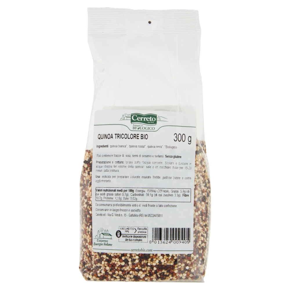 Cerreto i Cereali Quinoa Tricolore Bio 300 g