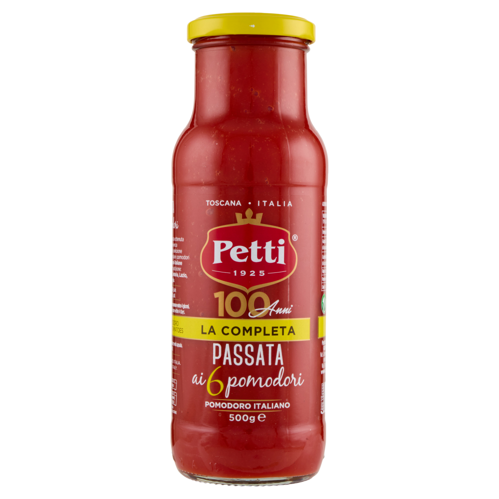 Petti "La Completa" - Passata ai 6 pomodori- Pomodoro Italiano 500 g