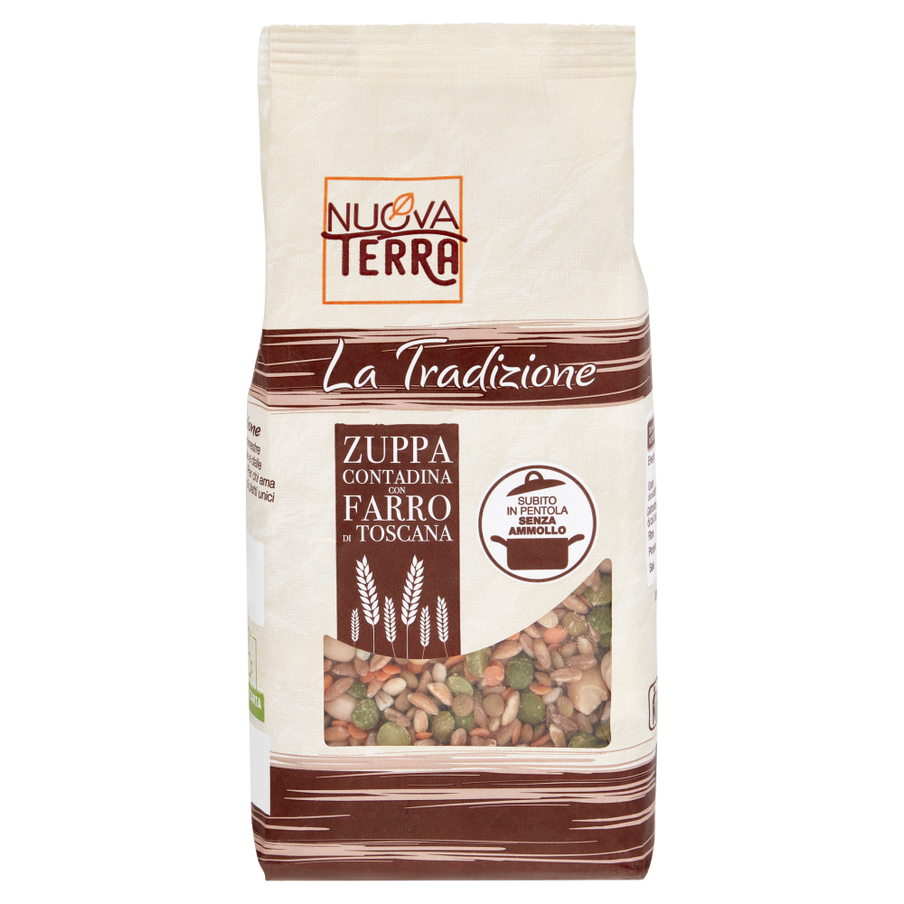 Nuova Terra La Tradizione Zuppa Contadina con Farro di Toscana 250 g