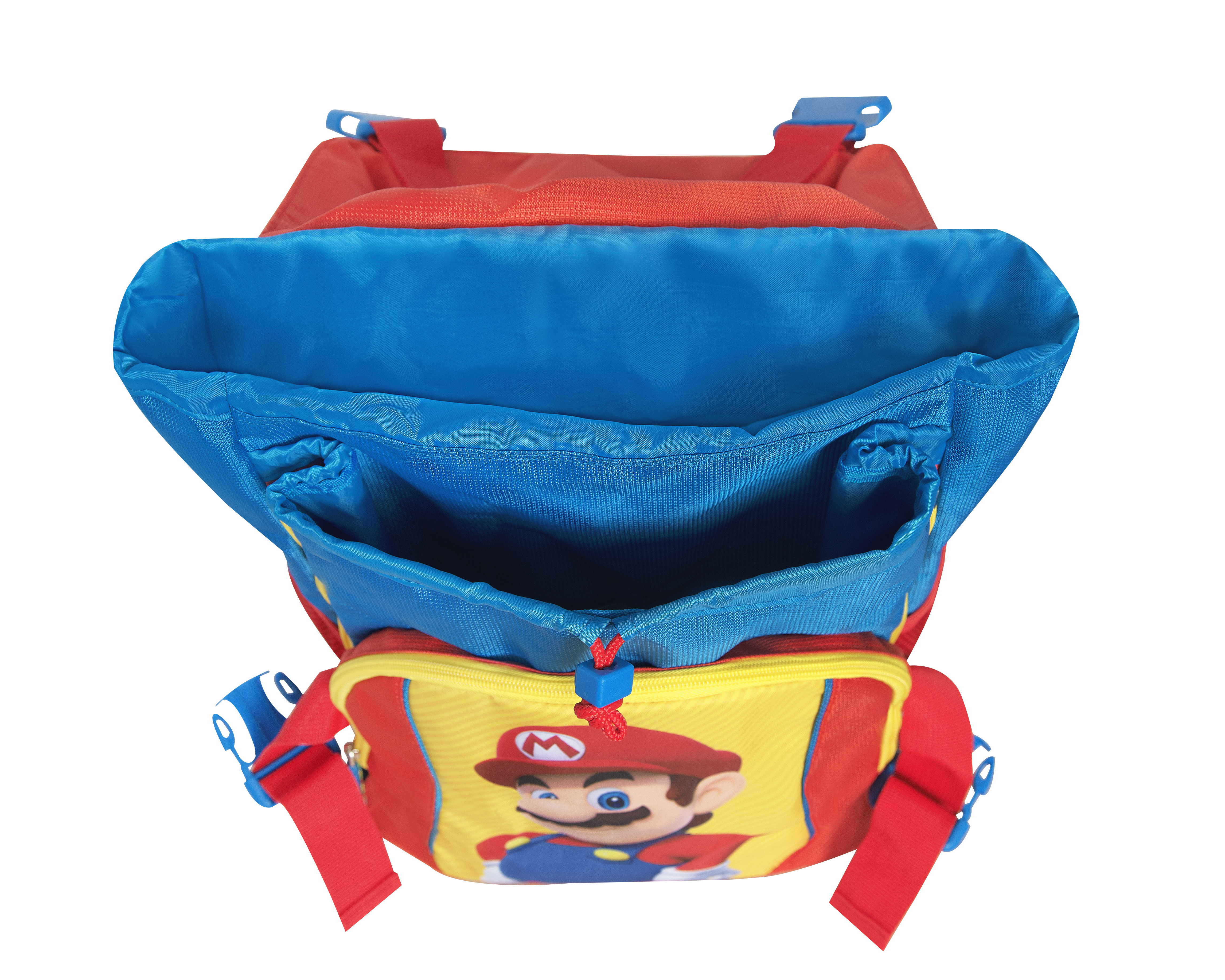 Carrefour 8058263193467 zaino Zaino scolastico Blu, Rosso, Giallo