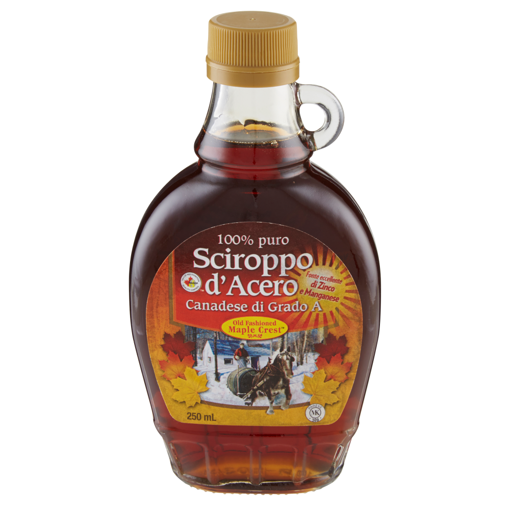 Old Fashioned Maple Crest Sciroppo d'acero canadese di grado A 250 ml