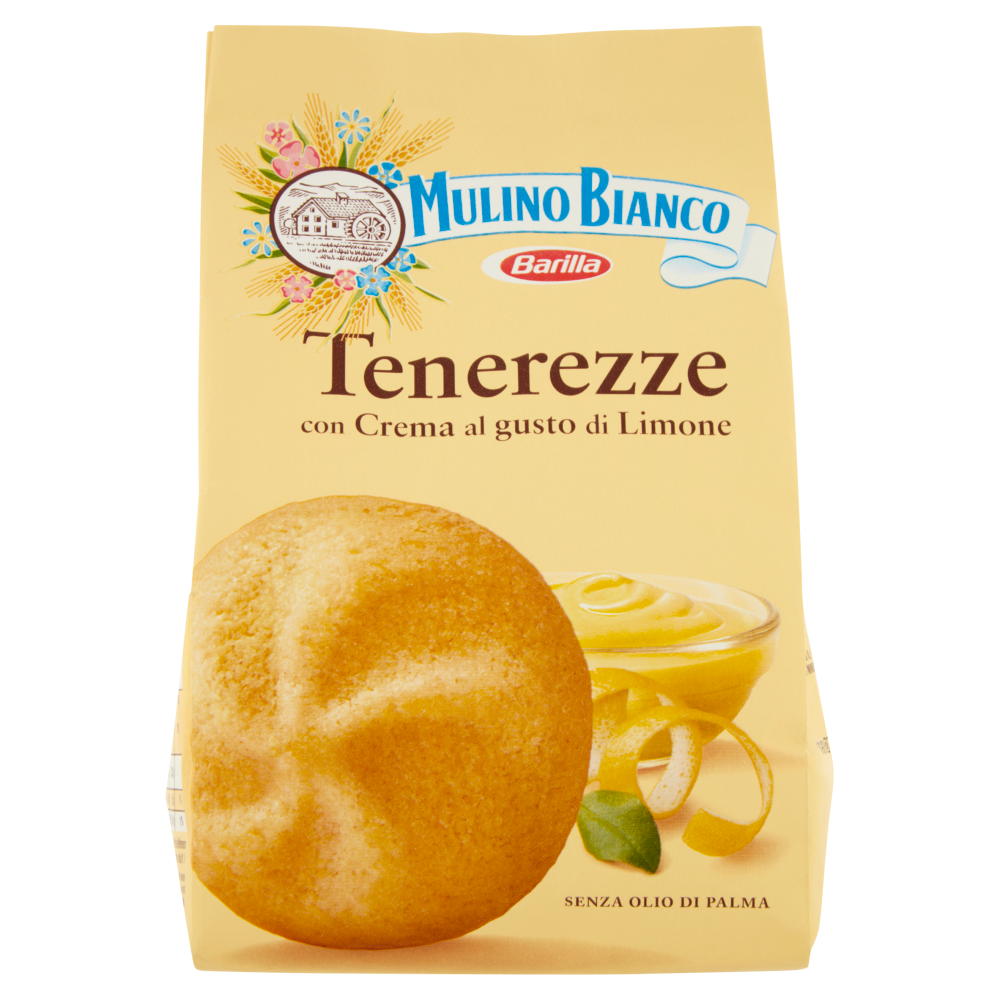 Mulino Bianco Tenerezze Biscotti con Crema al Gusto di Limone 200g