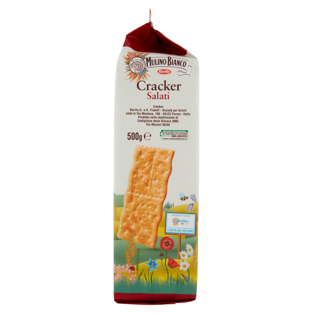 Mulino Bianco Cracker Salati con Farina Sostenibile 500 g