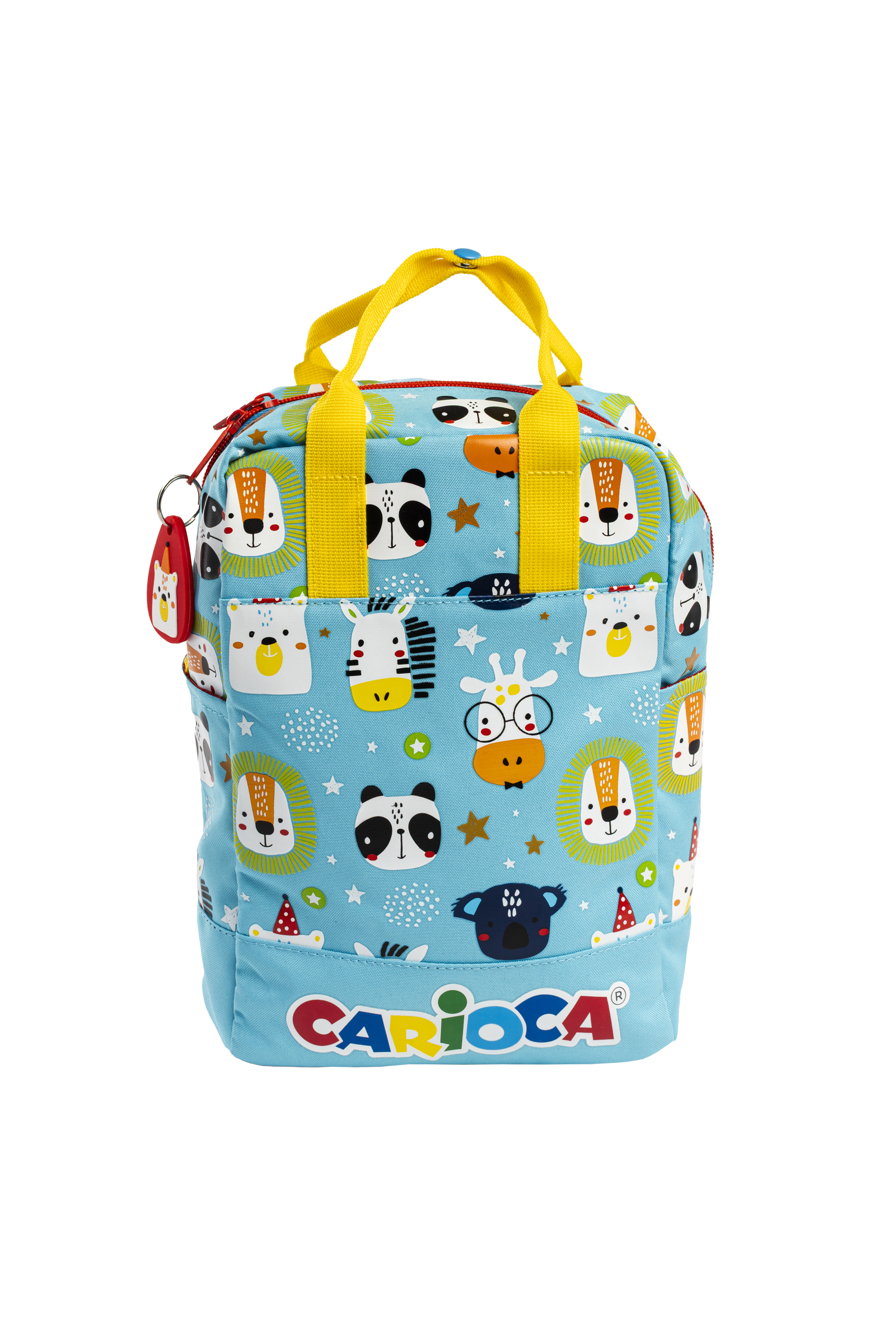 Carioca Zainetto doppio manico animal blu