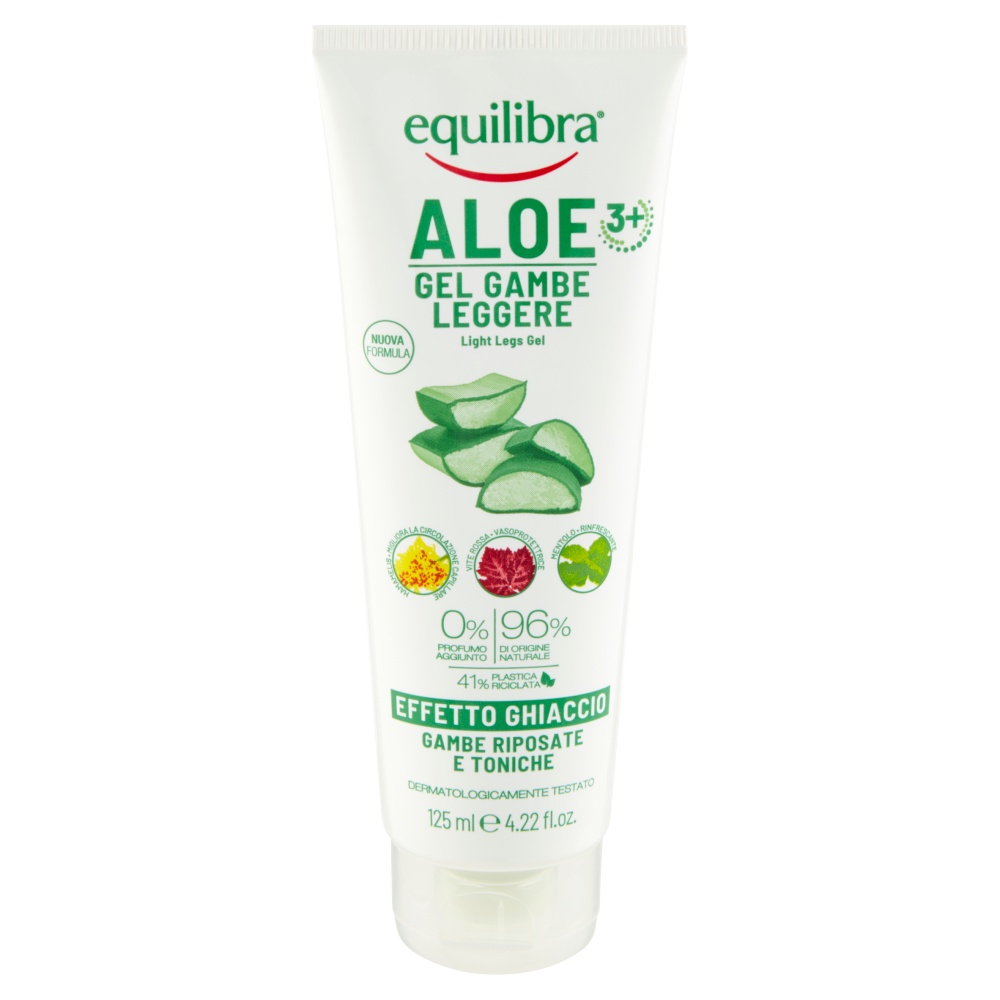 equilibra Aloe 3+ Gel Gambe Leggere Effetto Ghiaccio 125 ml