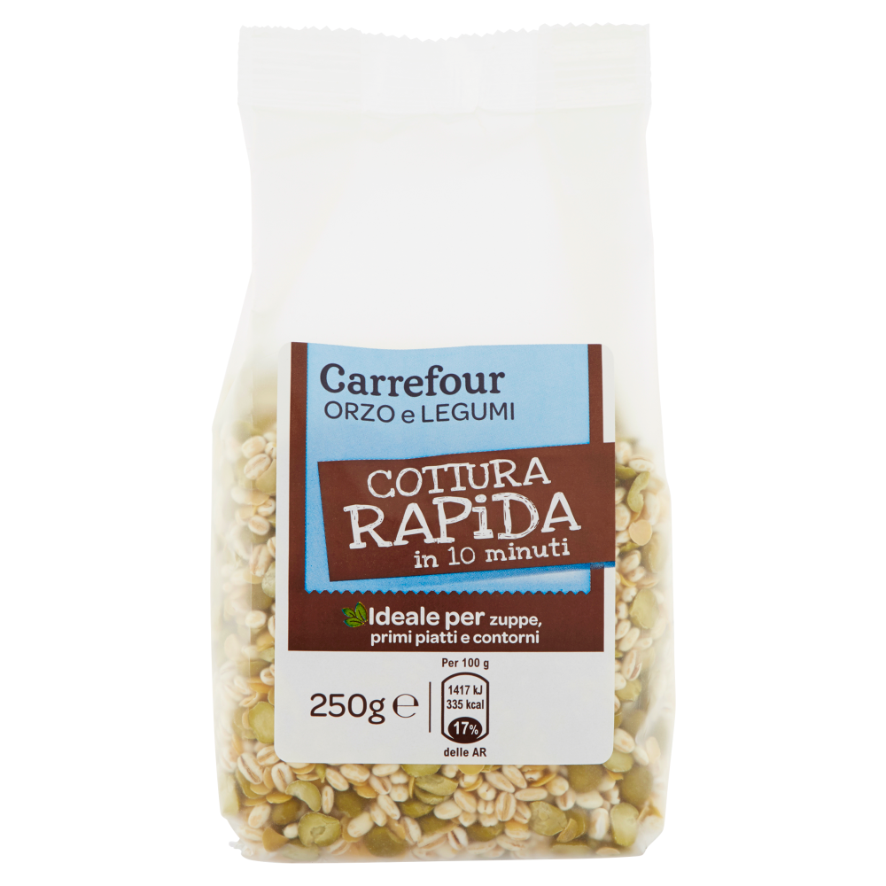 Carrefour Orzo e Legumi Cottura Rapida in 10 minuti 250 g